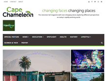 Tablet Screenshot of capechameleon.co.za